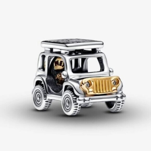 Pandora Two-tone Adventure Car Charm - Picture 1 of 5